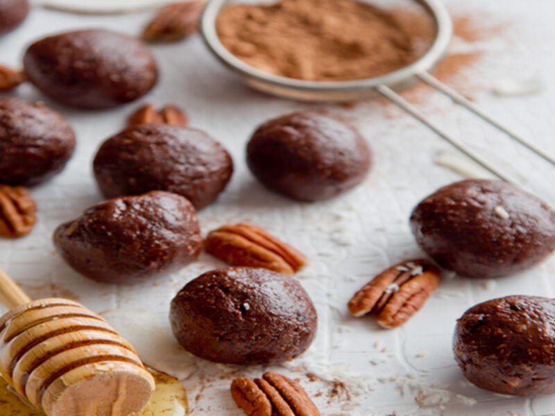 Chocolate pecan balls recipe