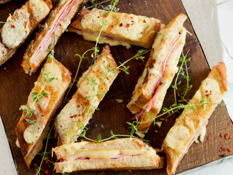 Mini croque monsieurs recipe