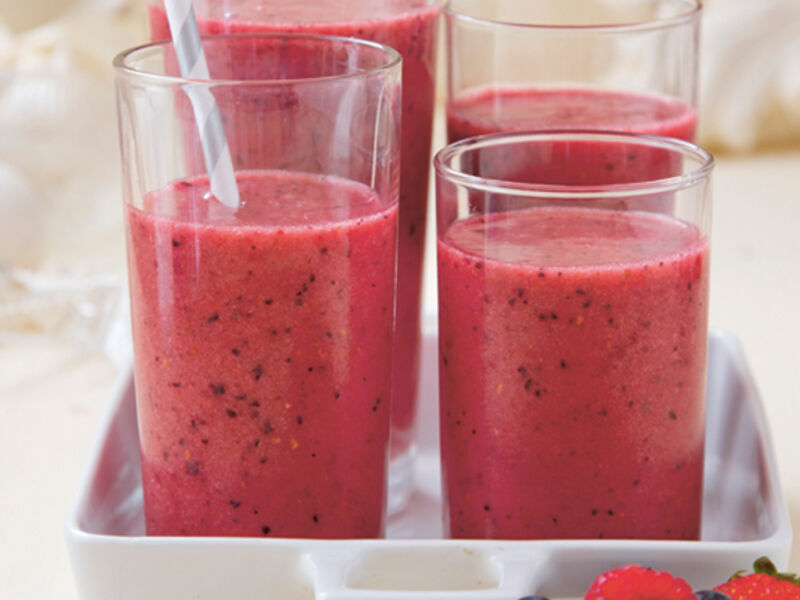 Peppy berry smoothie recipe