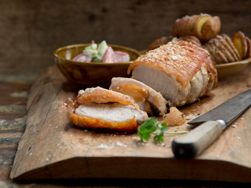 Roasted eye pork loin recipe