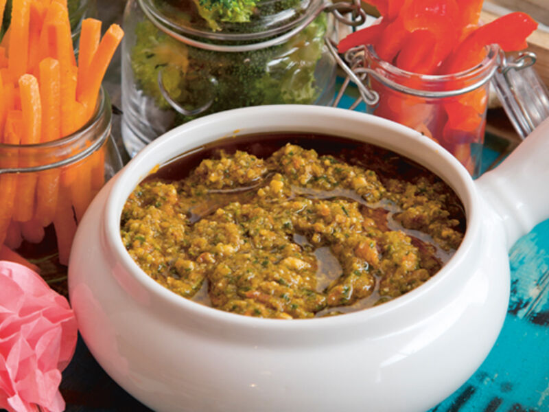 Sun blushed tomato basil pesto recipe