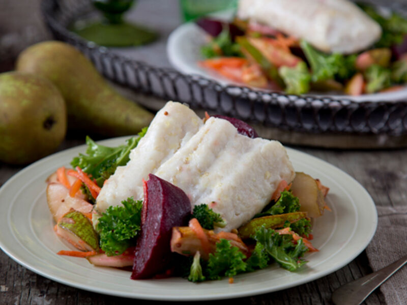 Winter hake salad recipe