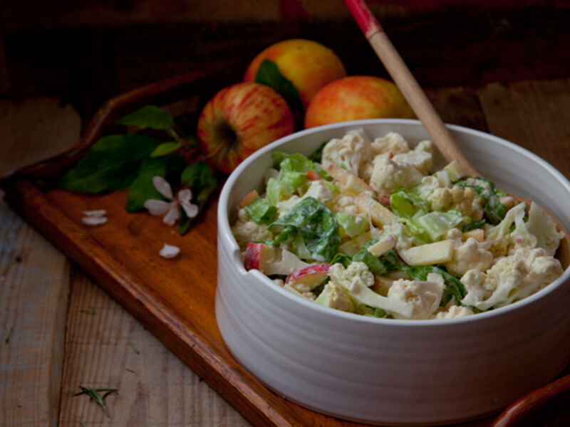 Creamy cauliflower salad recipe