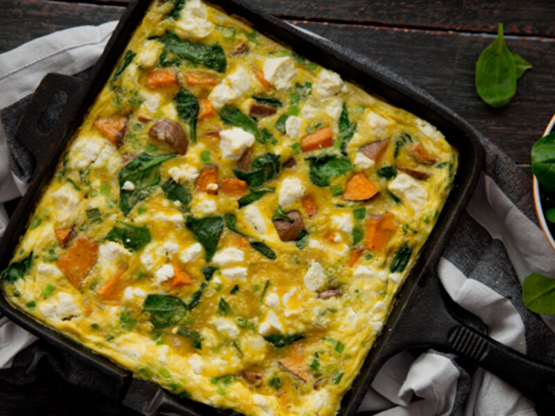 Sweet potato frittata recipe