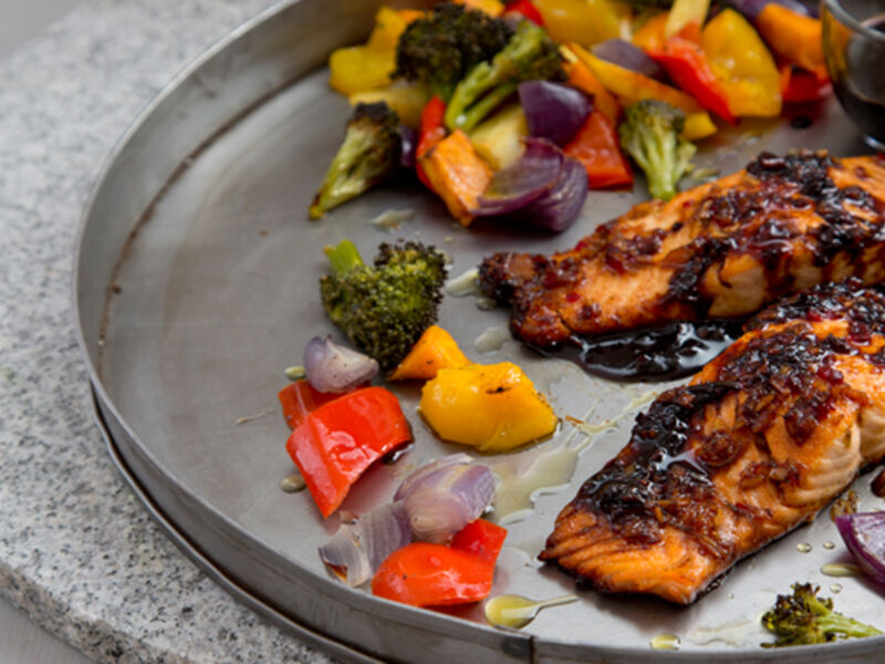 Teriyaki salmon recipe
