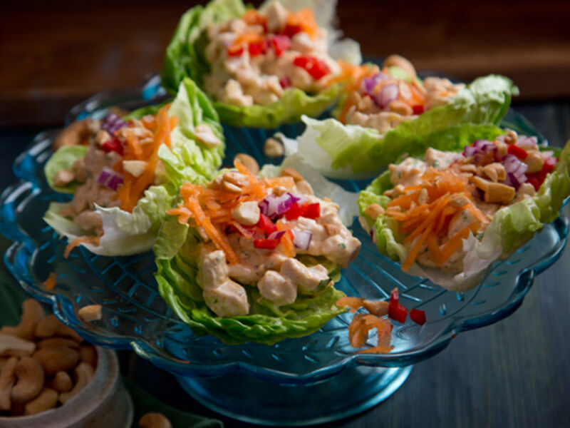 Thai chicken cups recipe