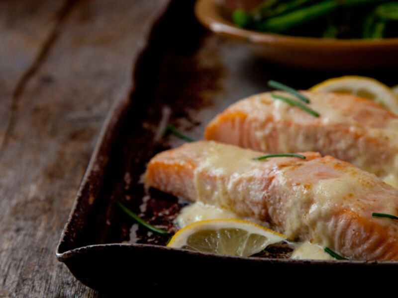 Salmon hollandaise recipe