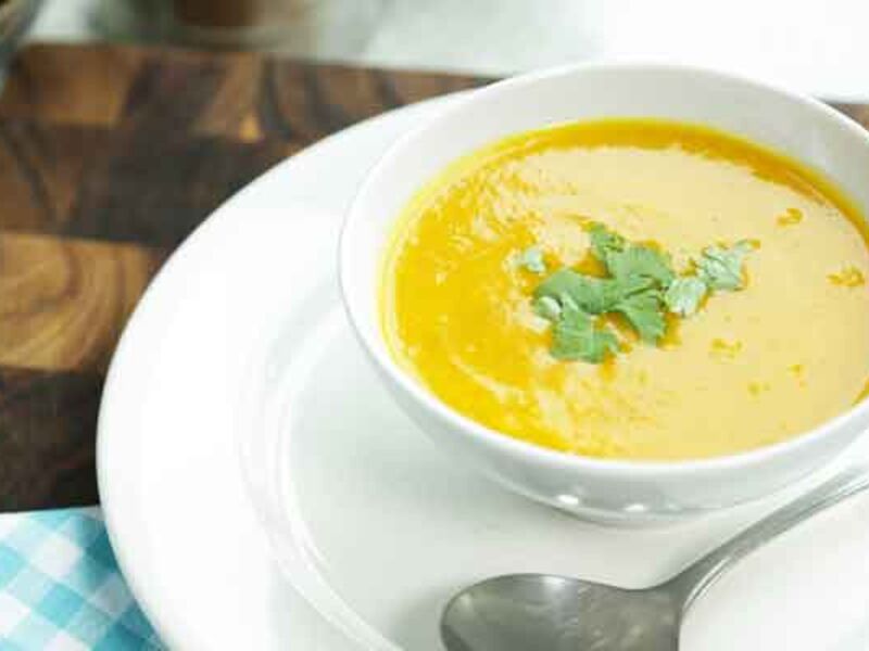 Carrot and coriander soup recipe
