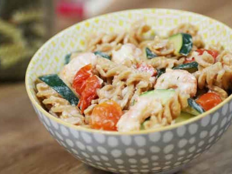 Creamy prawn pasta recipe