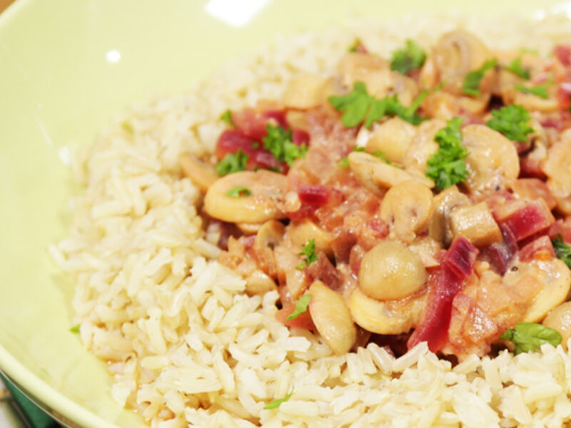 Mushroom Stroganoff 