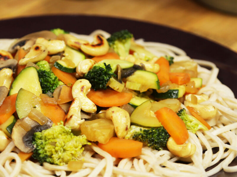 Sweet n' Sour Vegetable Cashew Nut Stir Fry Recipe