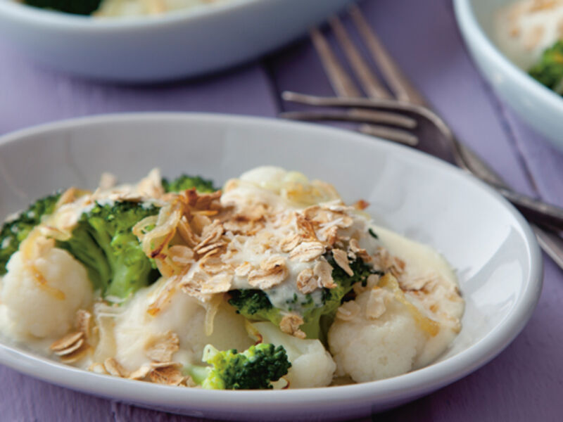 David brocolli cauliflower gratin