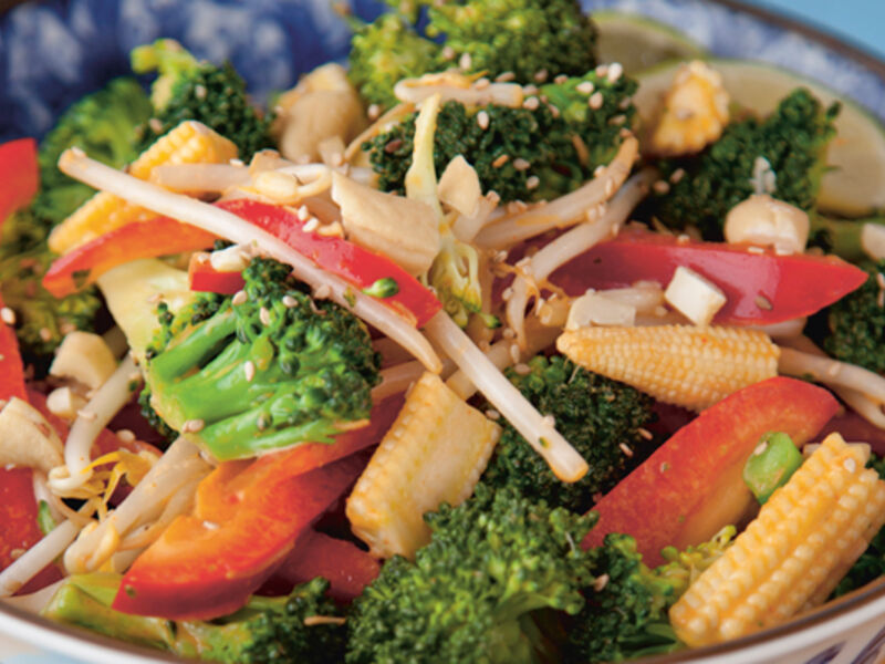 Happy asian broccoli salad