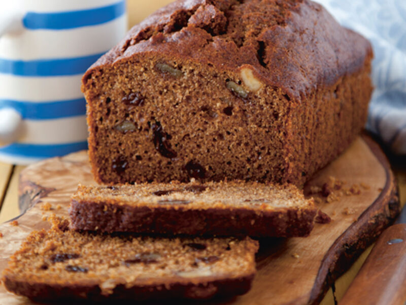 Happy banana walnut cake