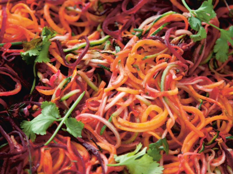 Kevin spiralised vegetables