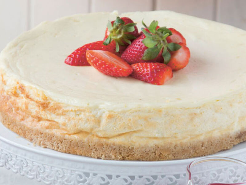 Baked Vanilla Cheesecake