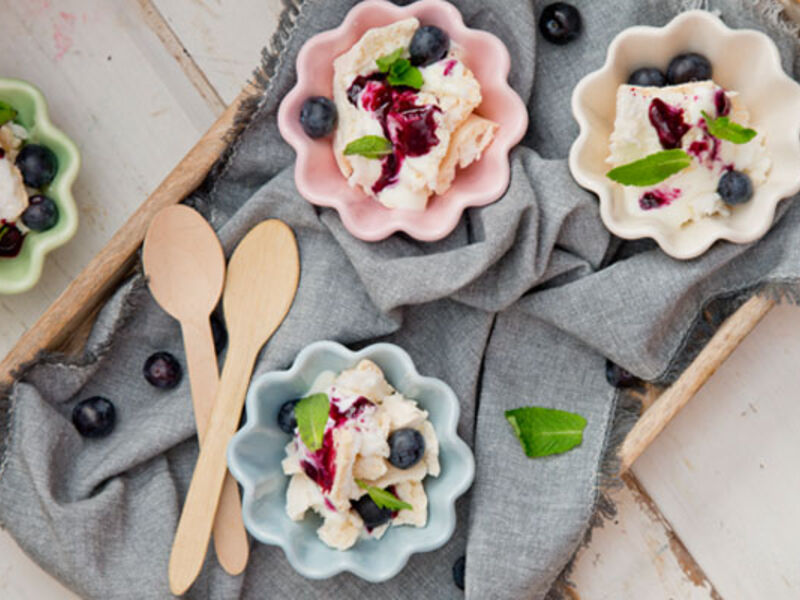 Blueberry Eton Mess