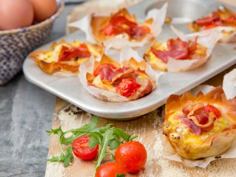 Prosciutto frittata