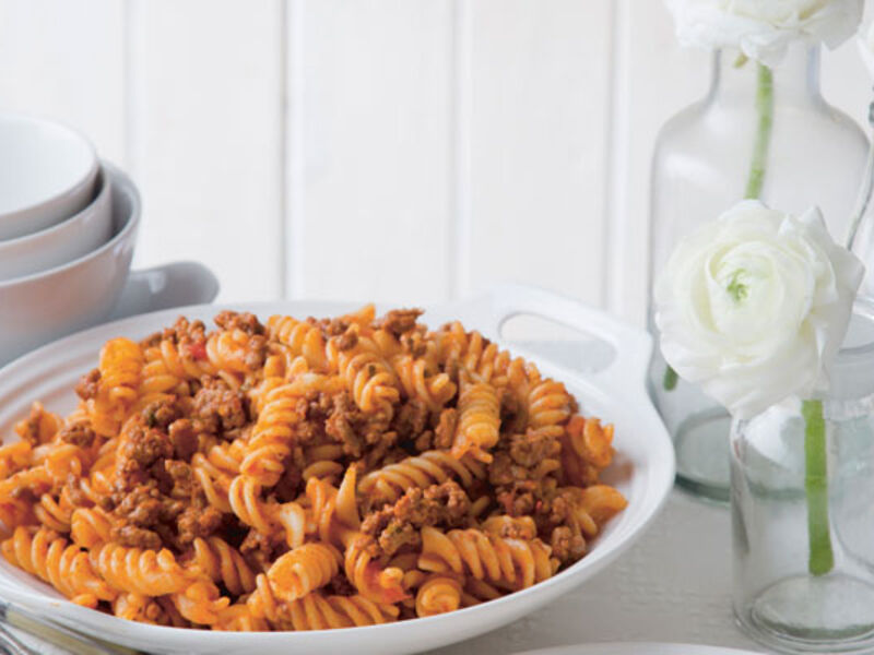 Kids Quick Bolognese Sauce with Pasta