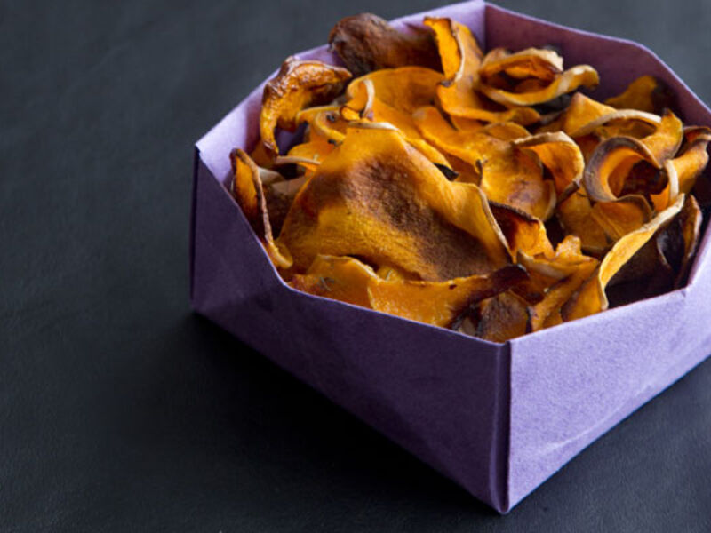 Sweet and Spicy Butternut Crisps