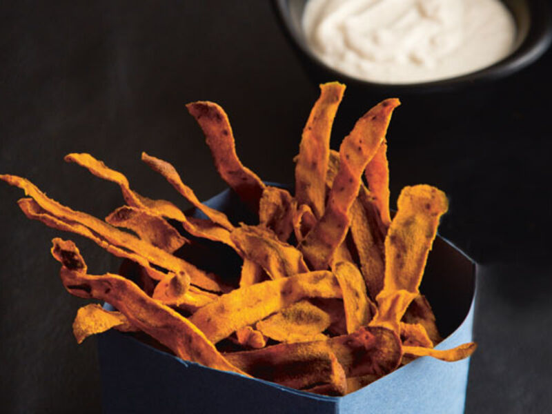 Zesty Orange and Turmeric Carrot Crisps