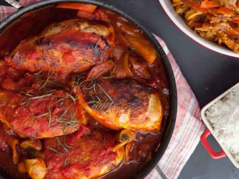 Chicken cacciatore