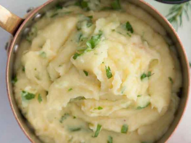 Garlic parsley mash