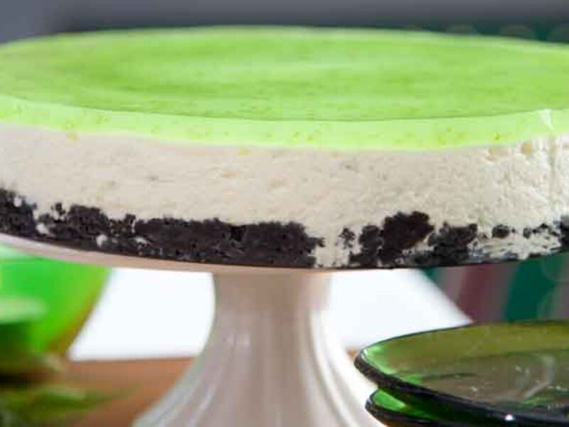 Lemon and lime cheesecake