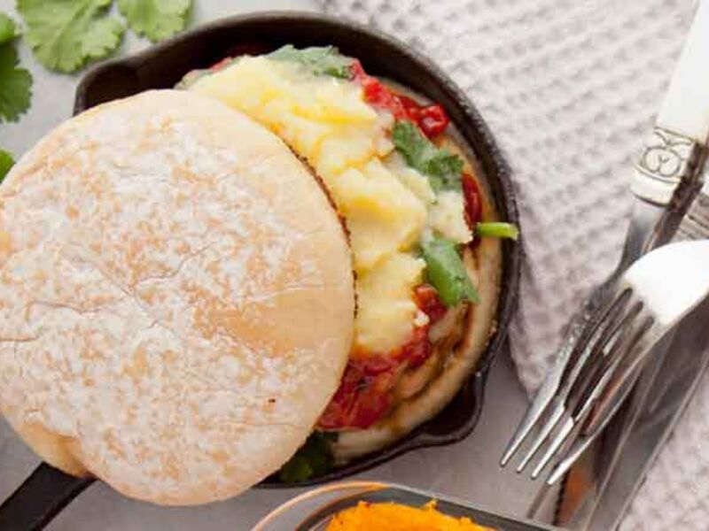 Pork and apple burgers