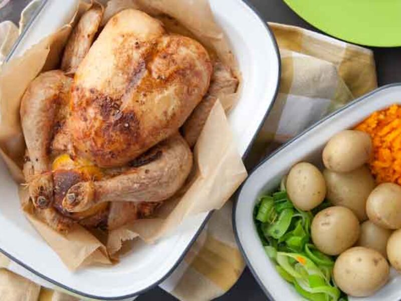Roast chicken