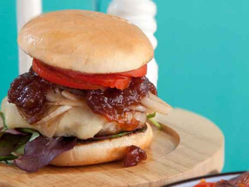 Sausage burger