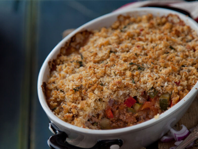 Mediterranean beef gratin recipe