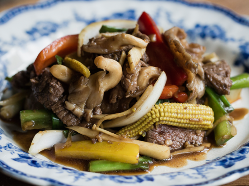 Stir fried beef