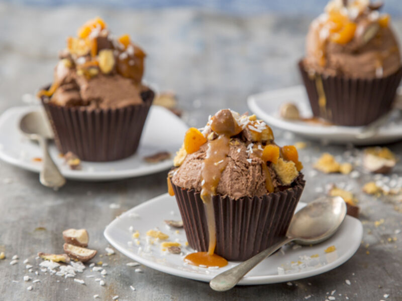 Chocolate ice cream cups recipe
