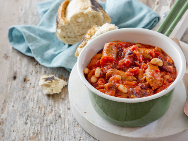 Vegan sausage stew recipe