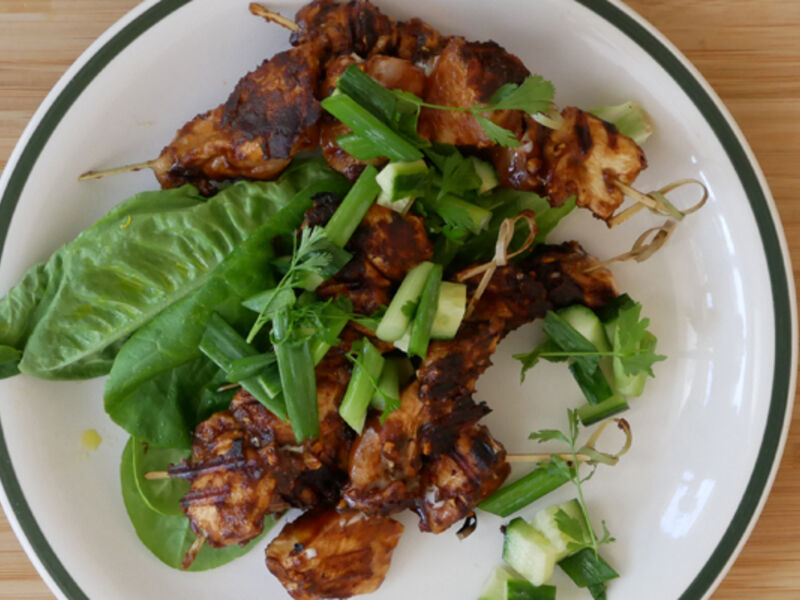 Nut butter skewers recipe