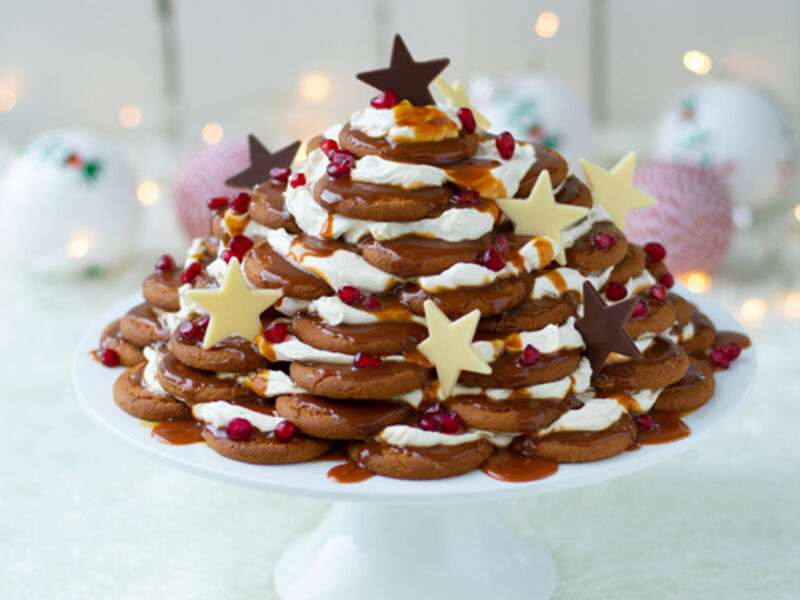 Christmas tree cake