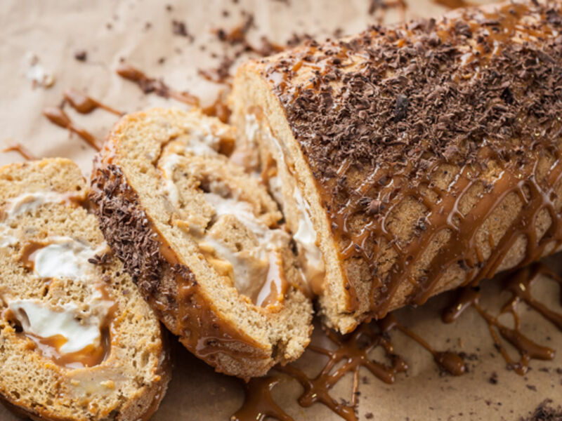 Banana Toffee Log