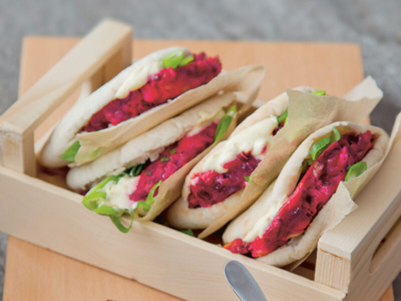 Beetroot fritters