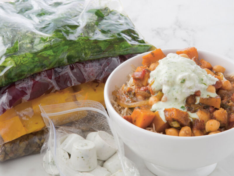 Bressie autumn squash chickpea curry