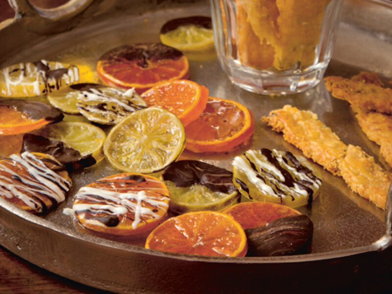 Candied citrus slices