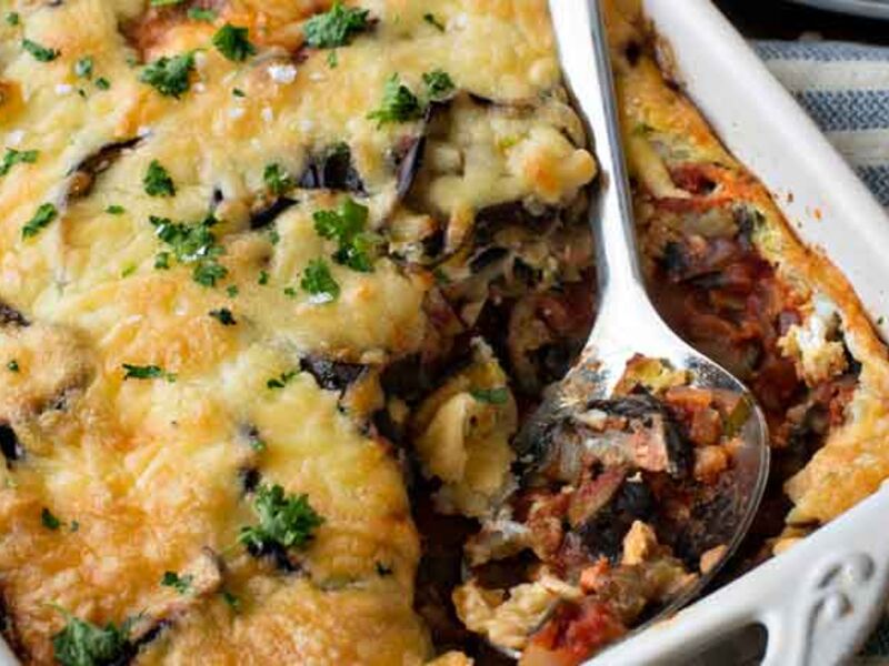Aubergine bake recipe