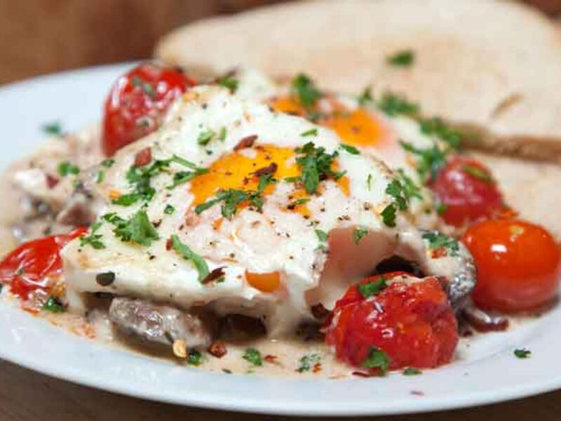 Baked eggs recipe