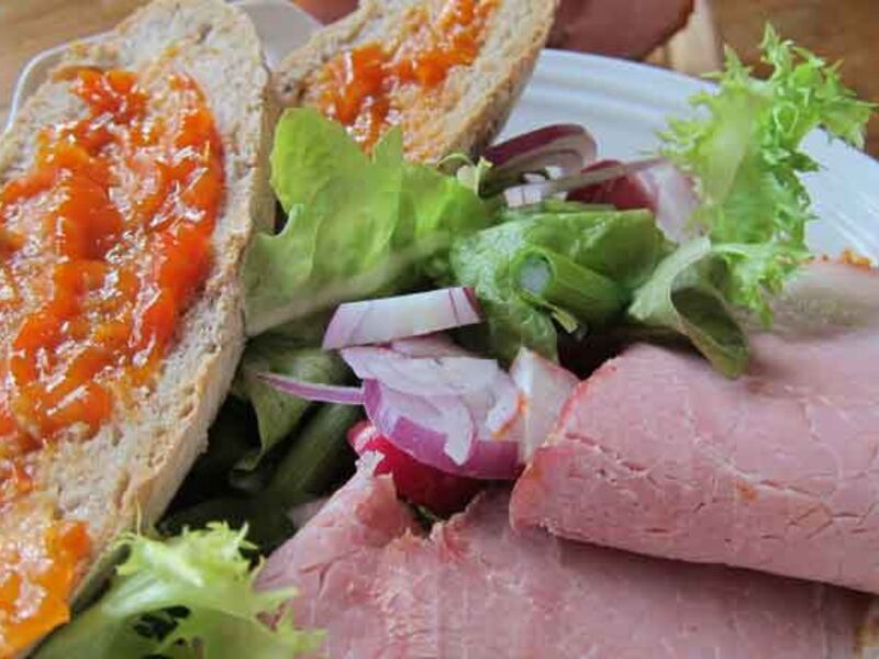 Tomato and spiced glazed ham recipe