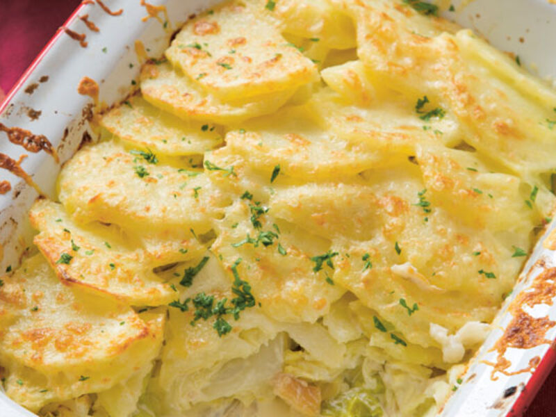 Haddock gratin