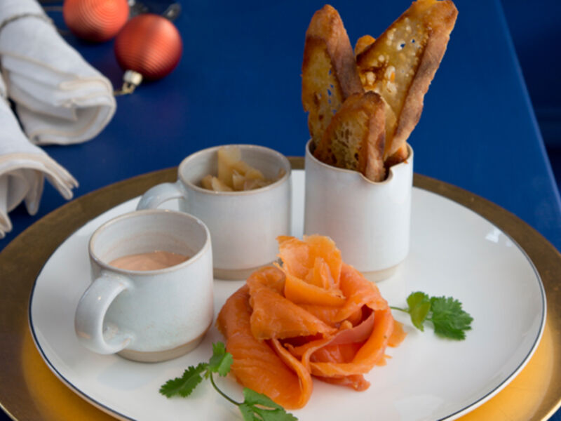 Kevin smoked salmon whiskey dip