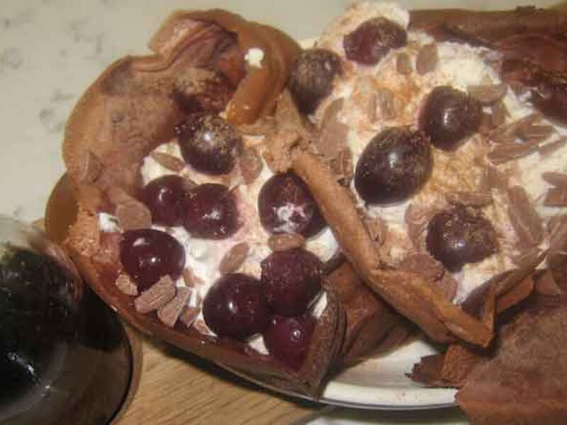 Black forest crepe recipe