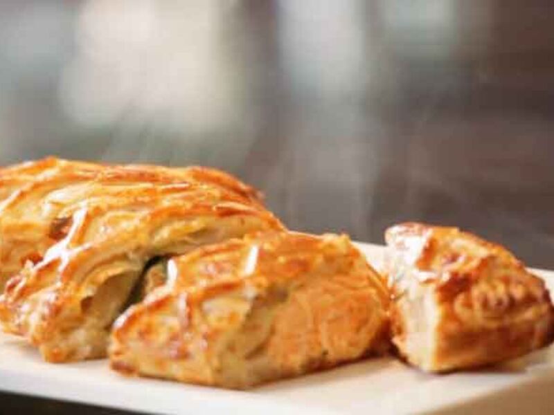 Salmon en croute recipe