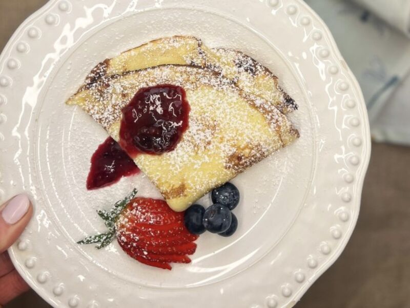 Sarah s Pancakes with Fruit Coulis