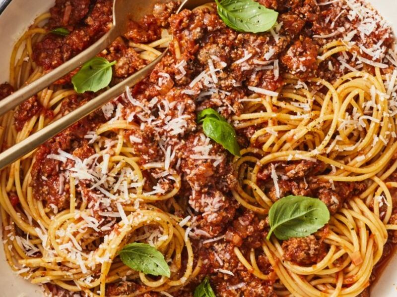 Mince spaghetti bolognese main